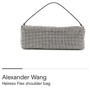 Brand new Alexander wang crystal Silver Bag